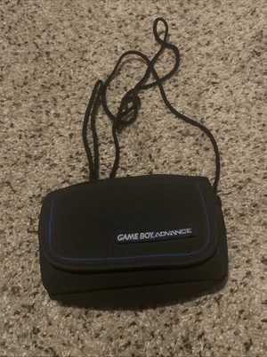 Nintendo Game Boy Advance Carrying Case Black w/ Blue Trim