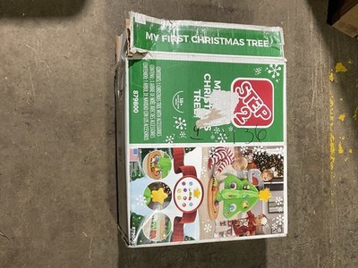 My First Christmas Tree Step2 In Box Toddler Toy Missing Accessories