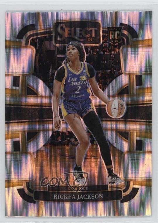 2024 Select WNBA Concourse Silver Flash Prizm Rickea Jackson #58 Rookie RC 9cf