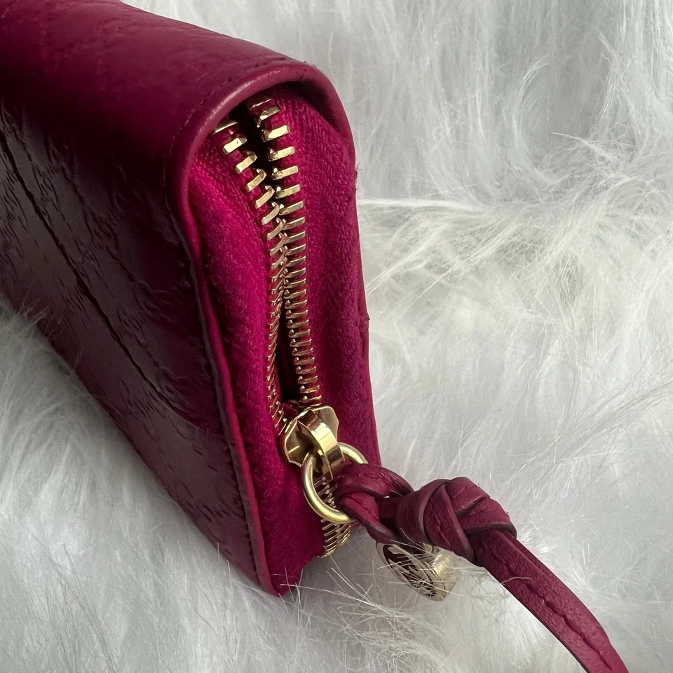 Cartera Gucci Guccissima Bree de segunda mano con cremallera alrededor púrpura Foto 4 de 4