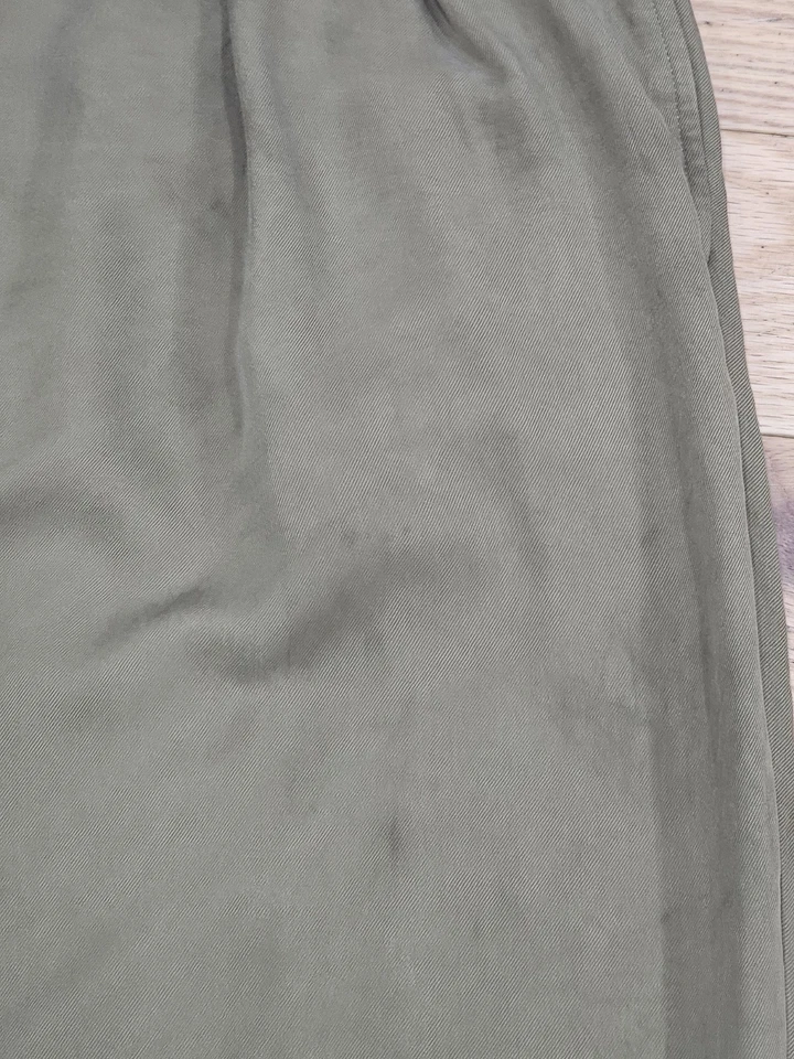 $595 Pantalones Ralph Lauren Etiqueta Púrpura Para Hombre Verde Sin Dobladillo Seda Lino Talla 38 Nuevos sin Etiquetas Foto 4 de 4