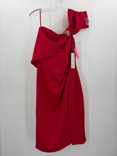 Pre-Owned Eliza J Red Size 10 Short Short Sleeve Dress