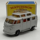 Lesney Volkswagen Camper High Roof W/Box 1967 Matchbox 1-75 Vintage England 34-C