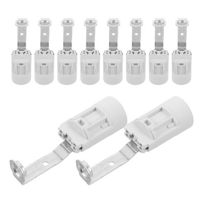  10 Pcs Wall Sconce Socket E14 Light Bracket Bulb Holder Replacement