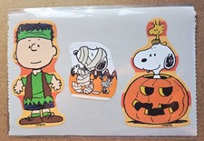 Peanuts Happy Halloween Window Clings, Snoopy  Friends 3 Items 