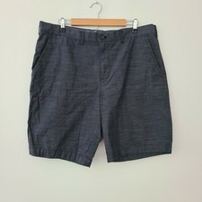 Men's Tommy Hilfiger Flat Front Shorts Blue 100 Cotton Chino