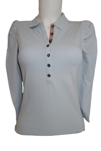 burberry polo shirt womens blue
