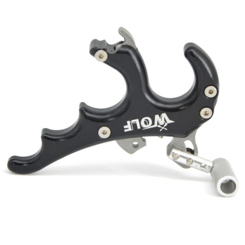 Compound Bow Release Aids 4 Finger Grip Thumb Trigger Archery Hunting Target - Picture 17 of 20