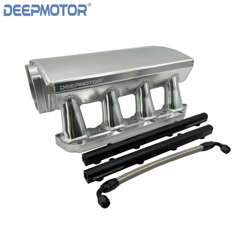 Kit de riel de combustible colector de admisión de motor profundo para Nissan 5.6 V8 VK56DE plateado - Imagen 2 de 8