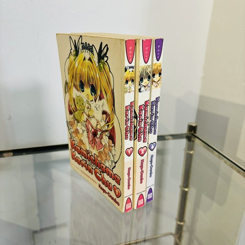 Kamichama Karin Chu Vol 1,2,6 English Manga Books by Koge-Donbo Ex-Library