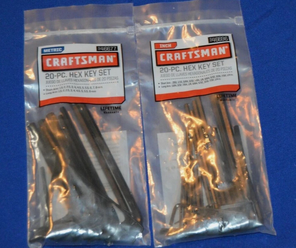 CRAFTSMAN 158 pc 1/4 3/8 1/2 Dr SAE METRIC MM 6pt 12pt wrench socket Tool set - Image 2 of 4