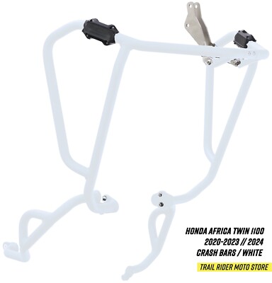 CrossPro Crash Bars Honda Africa Twin CRF1100L Adventure Sports White 2024-26
