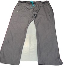 GRAY Figs PANTS 2xl Women  s T21004 Scrub Cargo Black Technical Collection MEDIC