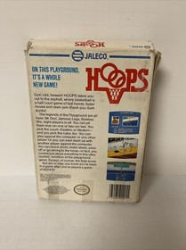 Hoops (Nintendo Entertainment System, NES 1989) Box & Game ONLY &mdash; NO MANUAL