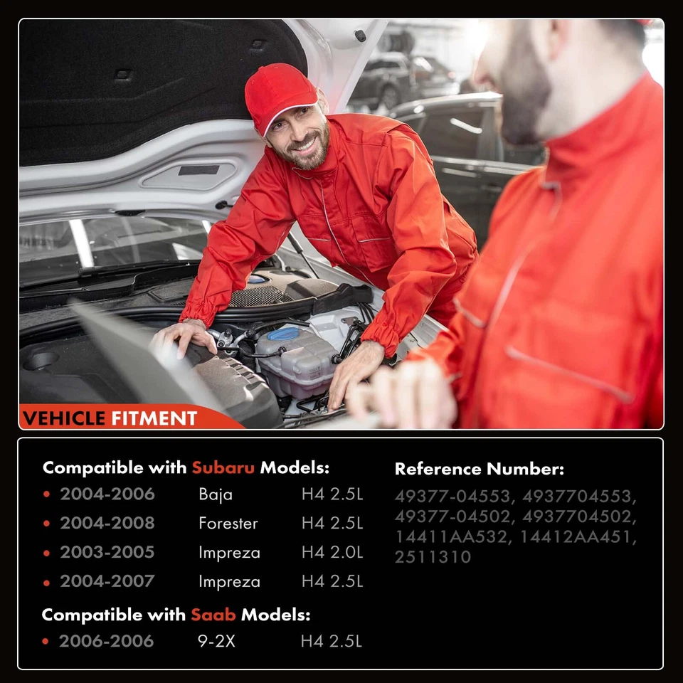 Turbo Turbocharger for Subaru Impreza 2003-2007 Forester 04-08 Baja Saab 9-2X - Image 3 of 4