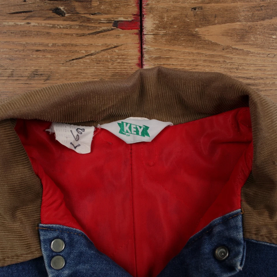 Chaqueta Vintage Key Workwear S 90s Trucker Denim Azul Foto 4 de 4