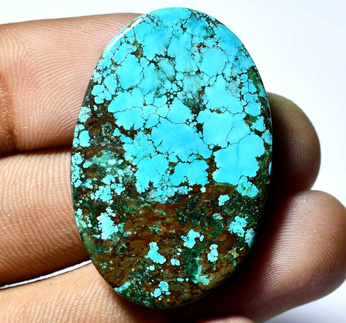 Untreated Natural Lone Mountain Turquoise 36.85 Ct Certified