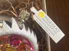 Inge-Glas Manufaktur Glass Silver Pnk Peach 21466R008 Glass Ornament Deutschland — photo 4
