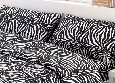 Coppia Federe Fantasia LEOPARDO Puro Cotone