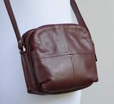 DARK RED / BURGUNDY LEATHER