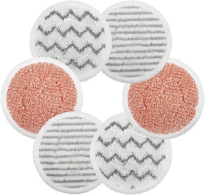6 Pack S8201 S8001 S7001 S7201 S7005 Steam Mop Pads For Shark S7000 S7020 Scrub