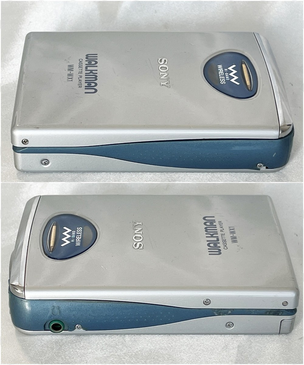 SONY WM-WX1 1995 Silver Walkman Vintage Cassette Player Made SONY WM-WX1 1995 Silver Walkman Vintage Cassette Player Made