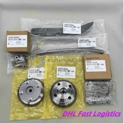 New OE Timing Chain Kit Camshaft Phaser For Hyundai Kia Elantra Tucson Soul Koup