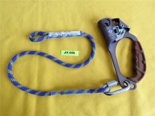 Skylotec Seilklemme H-064-R AD-10 + Sicherungsseil 0,8 m  Handsteigklemme rechts