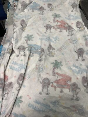 Vintage LN CALIFORNIA RAISINS Concert Twin Comforter/Blanket