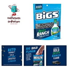 Hidden Valley Ranch Sunflower Seeds, Keto Friendly Snack, 5.35-oz. Bag Pack o...