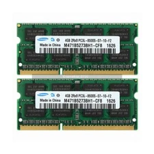 SAMSUNG 8 GB 2x 4 GB DDR3L Memory RAM 1066 MHz PC3L-8500S SODIMM Laptop 1.5V kit