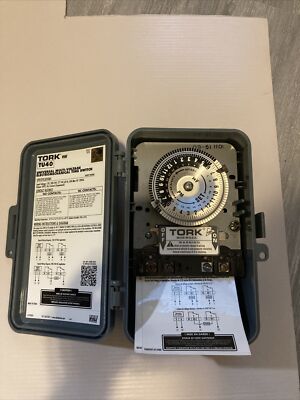 TORK 40 Amp 24-Hour Indoor Mechanical Timer Switch  120/208-277V