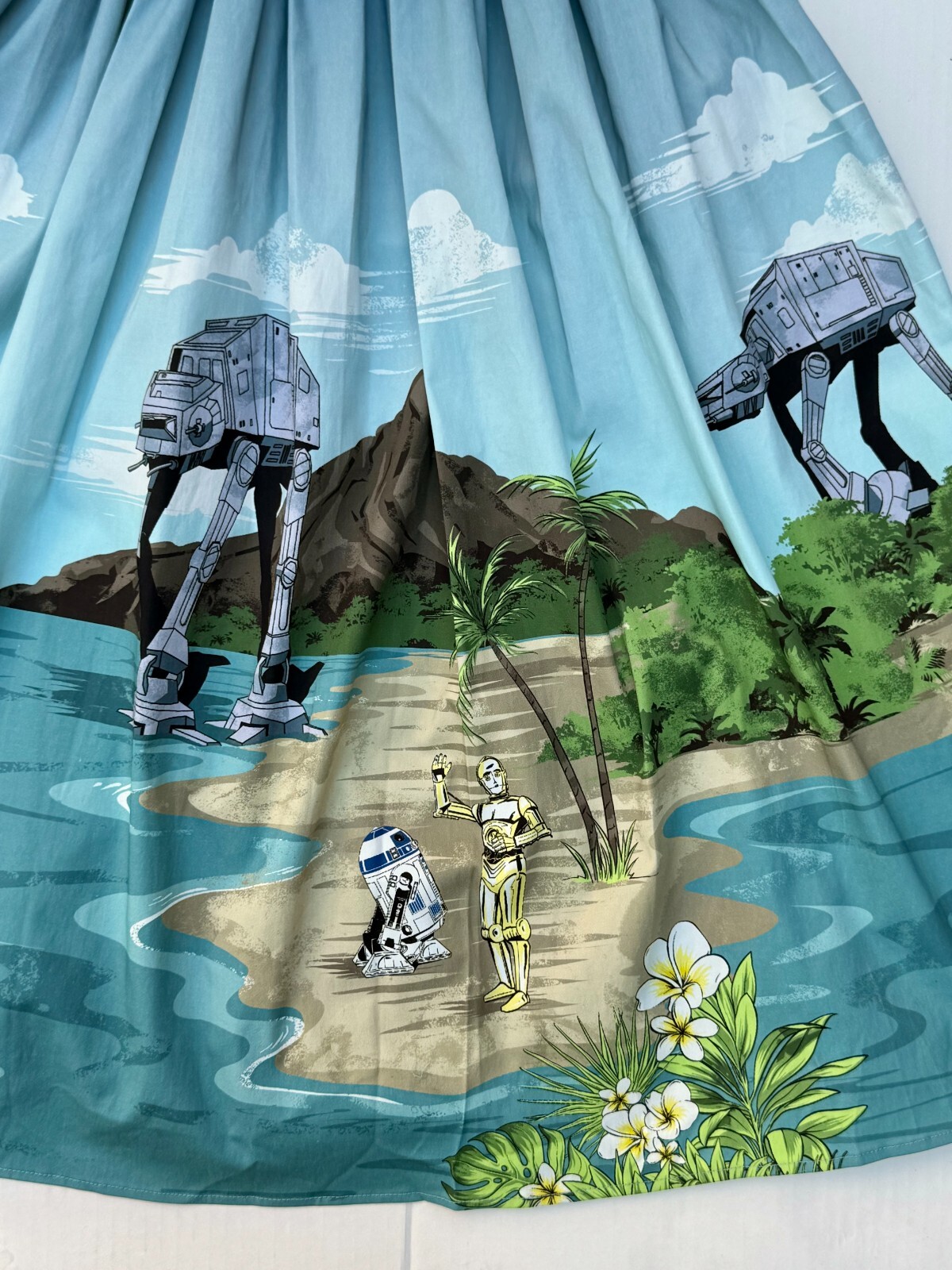 Her Universe Star Wars Droids At The Beach Tiki Dress Plus Size 1 SeeDescription