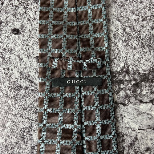 Gucci Ties 100% Silk Monogram Made in Italy