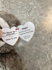 TY Beanie Boos - DANGLER the Sloth Stuffed Animal Plush Toy Glitter Eyes 10” NWT