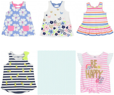 Gerber Girl's Sleeveless Tunic Shirt Sizes 12,18,24 Months NEW Toddler Graduates