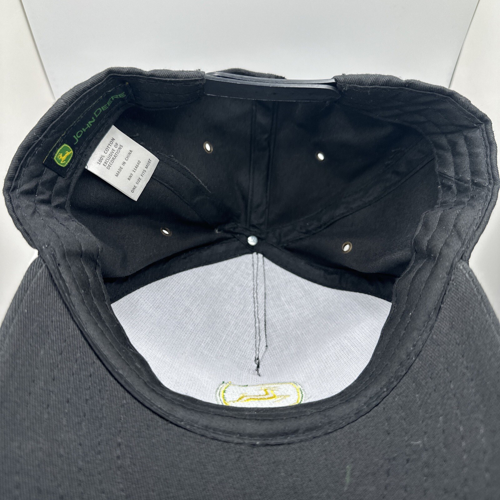 John Deere Hat Black Adjustable SnapBack - image 6