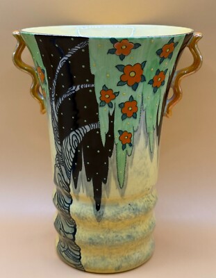 Vintage Carlton Ware Vase ''Spangle Tree'' Muster #1692