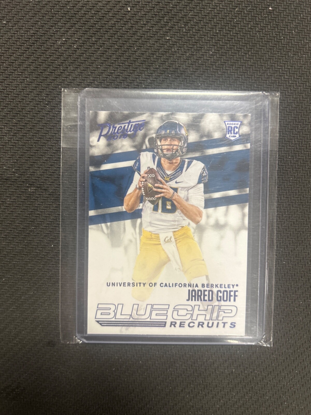 2016 PANINI Prestige Jared Goff Rookie Blue Chip Recruits Rams/California