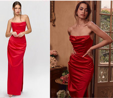 House of CB Red Formal Dress – Brand New, Size M, Cup D–E