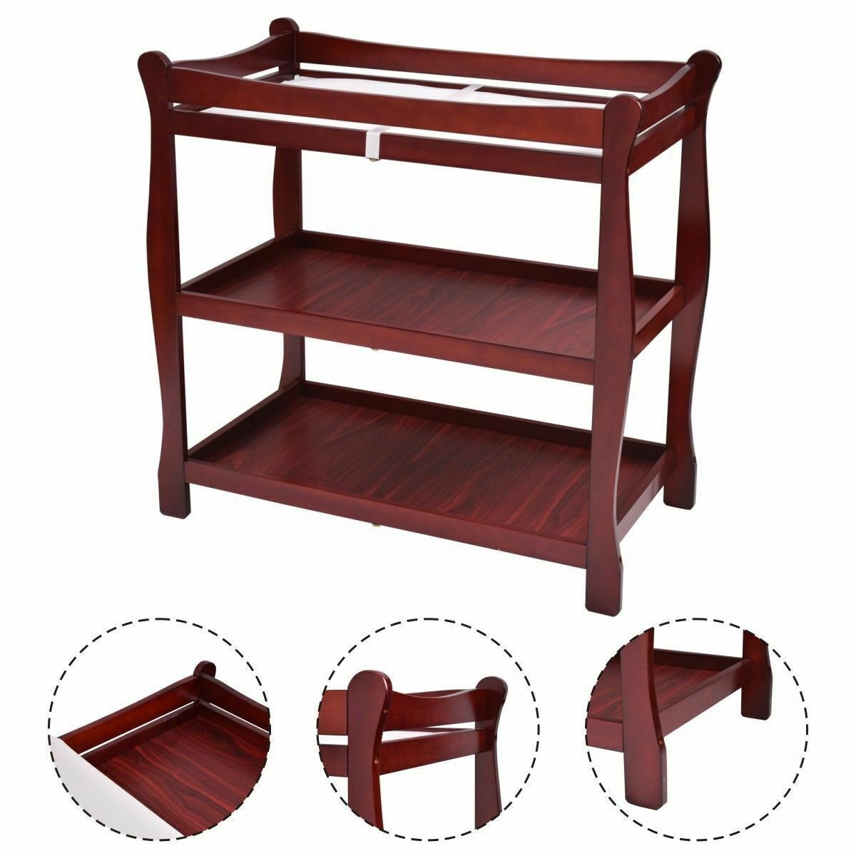 cherry baby changing table