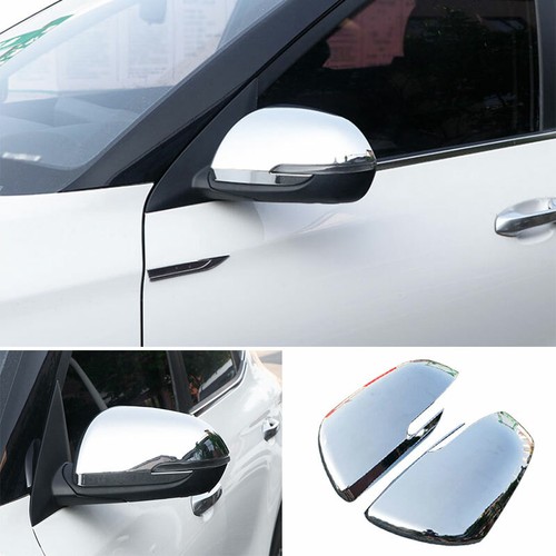 For Kia Seltos KX3 2020-2022 Chrome ABS Side Rear View Side Mirror Cover Trim - Picture 1 of 6