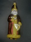 Glass Santa with Toys Ornament - Patricia Breen? - 7 1/2"