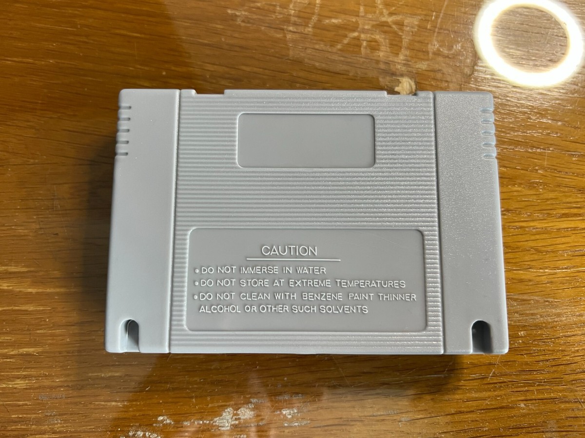 Super Nintendo Famicom 2in1 Burn in Test Cartridge + 240p Test