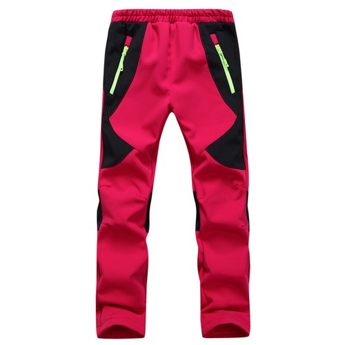 NEW Waterproof Boys Girls Breathable Soft Shell Outdoor Fleeced Trousers JY1593 - Picture 16 of 18