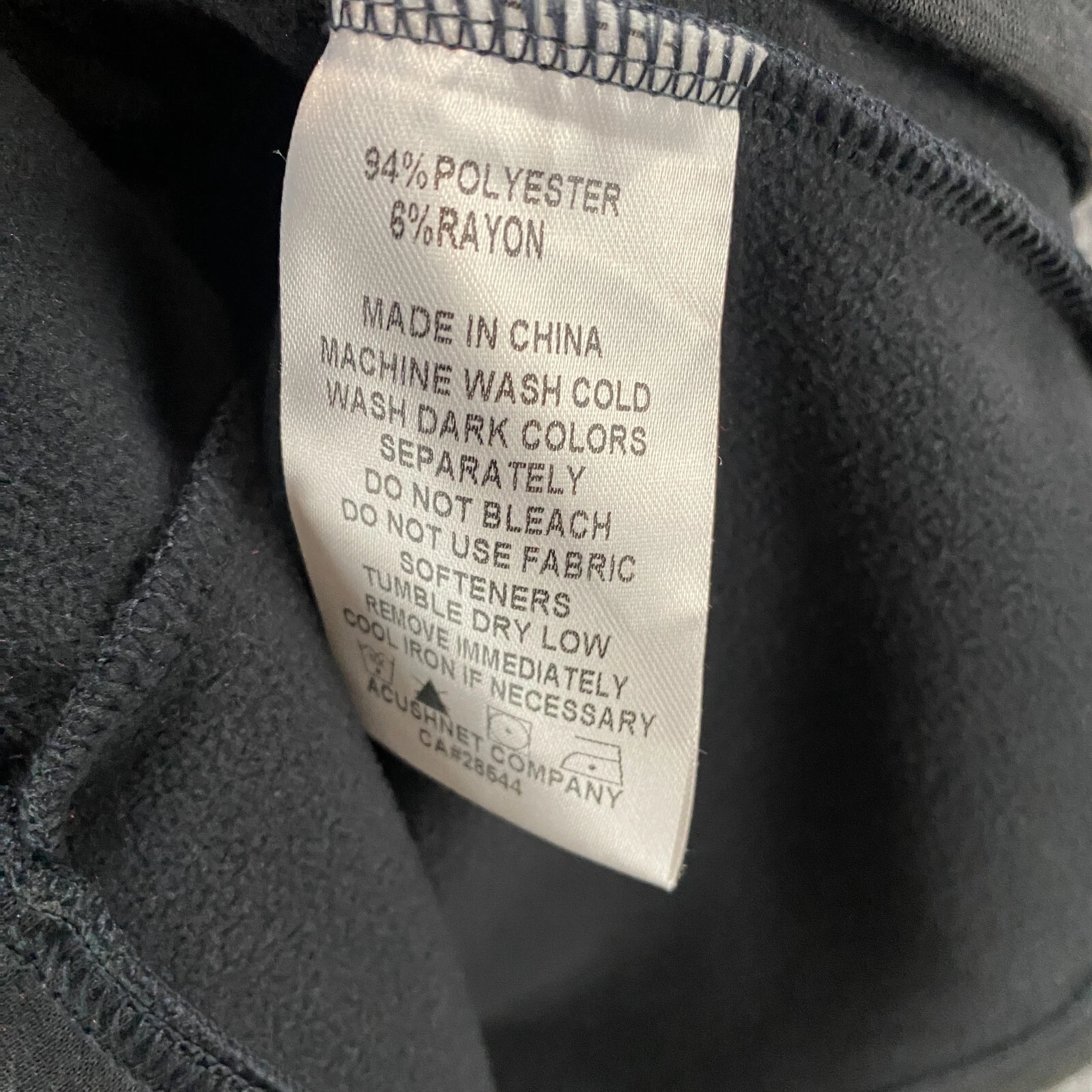 VETEMENTS Footjoy Giacca Donna M Nero Colorblock Full Zip Performance Felpa Golfista