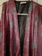 Lularoe Nwt Elegant Joy Xs Pink And Silver Sequin Print