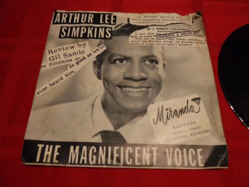 Arthur Lee Simpkins 7" 45 RPM 1960 Shine Miss Liberty Shine I Believe Miranda - Foto 2 di 8