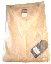 Cherokee Workwear Women originals snap front warm up jacket Khaki colored 2XL