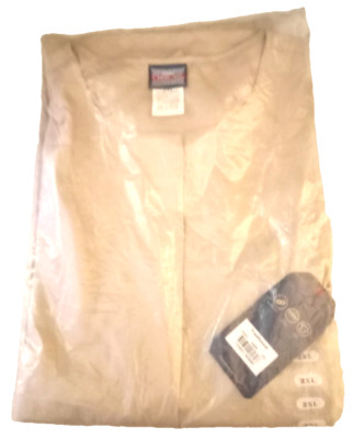 Cherokee Workwear Women originals snap front warm up jacket Khaki colored 2XL